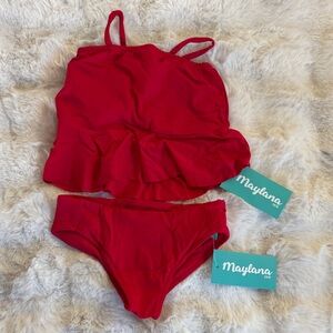 Kids Red Bikini Set